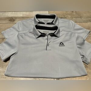 Reebok Gray Performance Polo Shirt